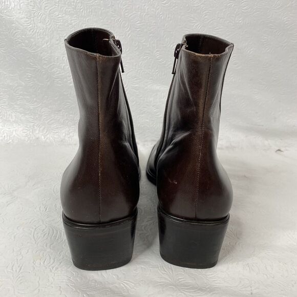 Easentials Etienne Aigner 11N Brown Ankle Boots - Picture 8 of 13